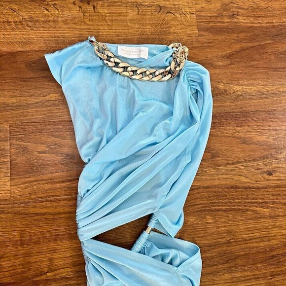 Bronx and Banco Jamilia Maxi Dress in Light Blue - Picture 5 of 9